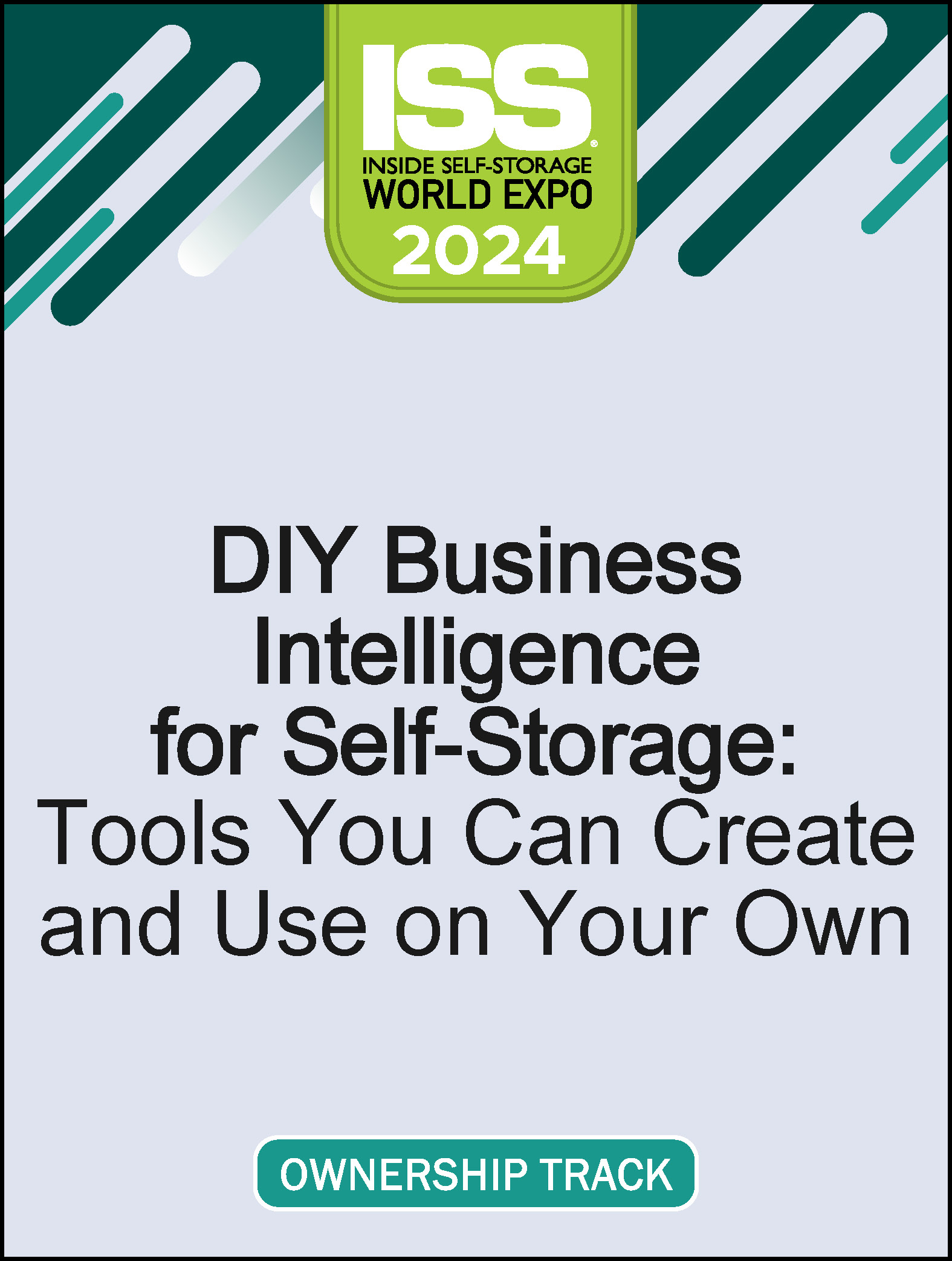 Video Pre-Order PDF - DIY Business Intelligence for Self-Storage: Tools You Can Create and Use on Your Own